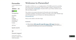 Desktop Screenshot of paramiko.org